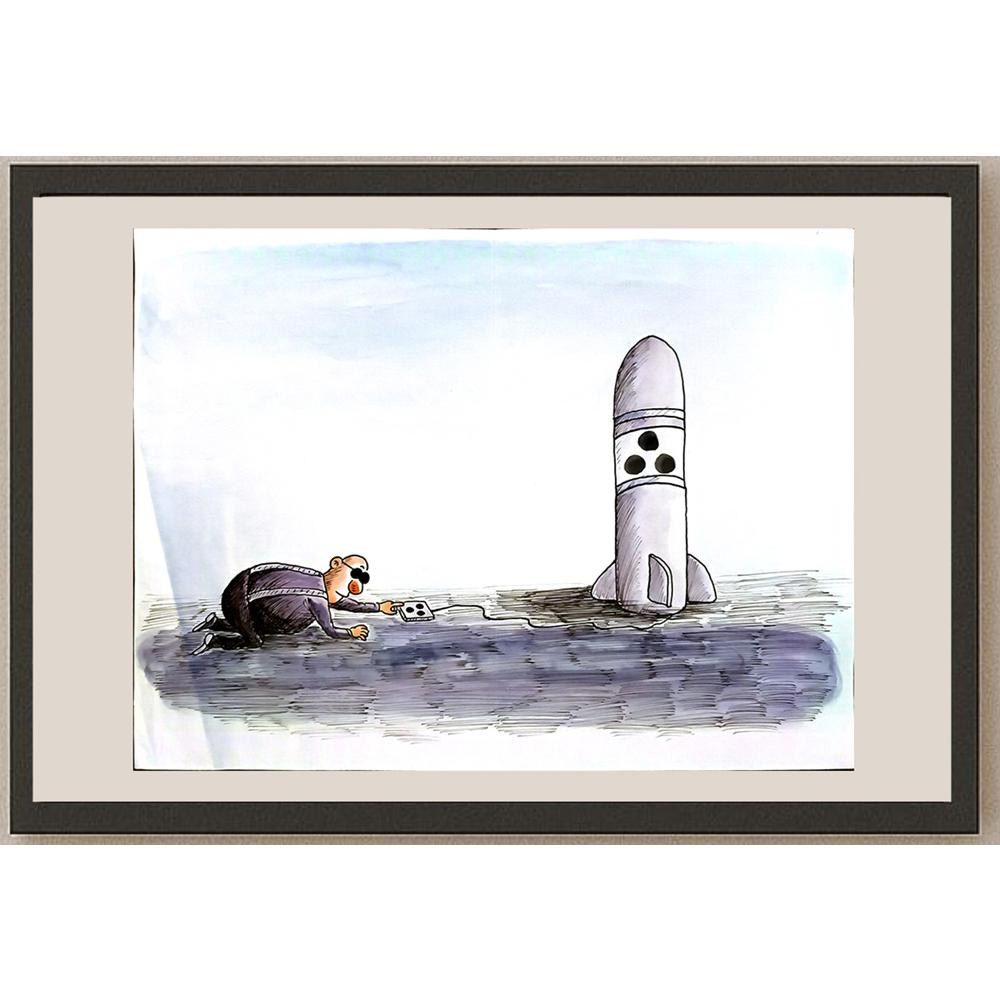 Leng Yan Ping 35x25cm Orijinal Karikatür BOD05852
