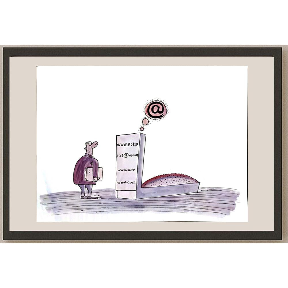 Leng Yan Ping 35x25cm Orijinal Karikatür BOD05855