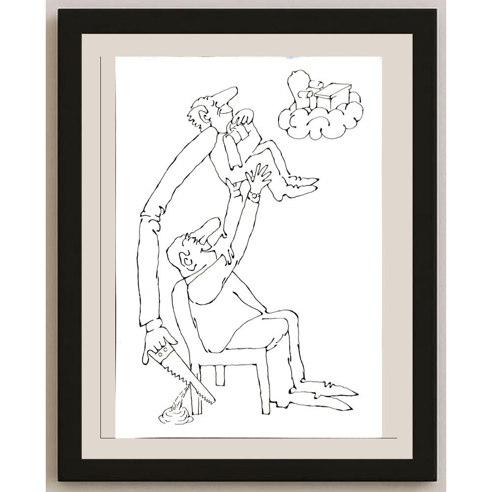 Meret Klıçev 43x30cm Orijinal Karikatür BOD05868
