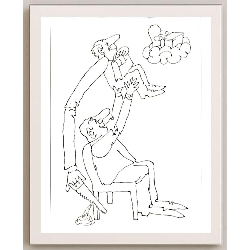 Meret Klıçev 43x30cm Orijinal Karikatür BOD05868