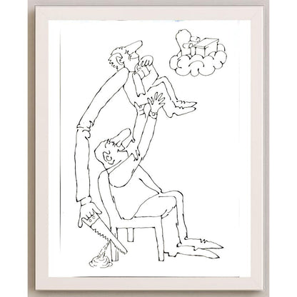 Meret Klıçev 43x30cm Orijinal Karikatür BOD05868