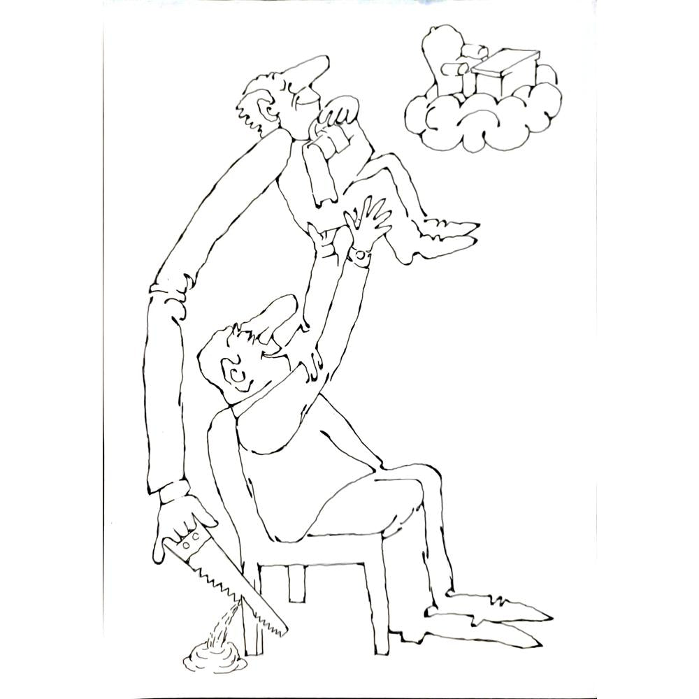 Meret Klıçev 43x30cm Orijinal Karikatür BOD05868