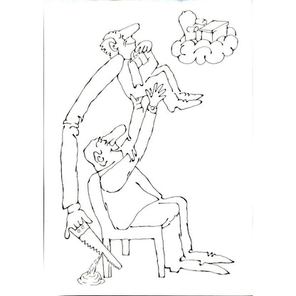 Meret Klıçev 43x30cm Orijinal Karikatür BOD05868