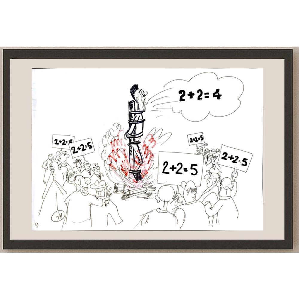 Garyev Mojek 43x30cm Orijinal Karikatür BOD05870