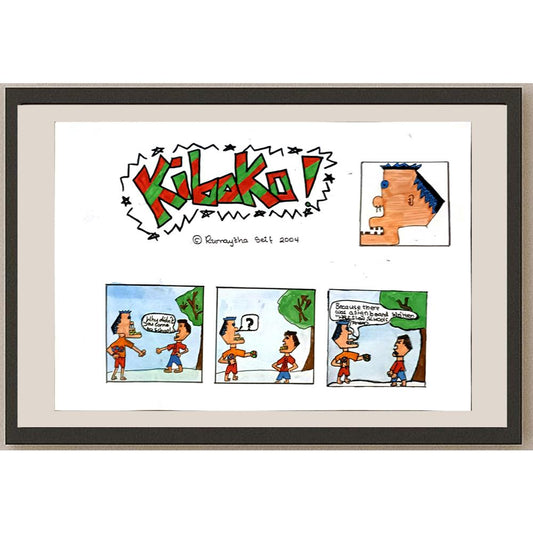 Rumaytha Seif 29x21cm Orijinal Karikatür BOD05876