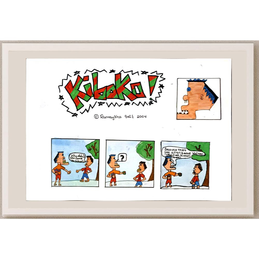 Rumaytha Seif 29x21cm Orijinal Karikatür BOD05876