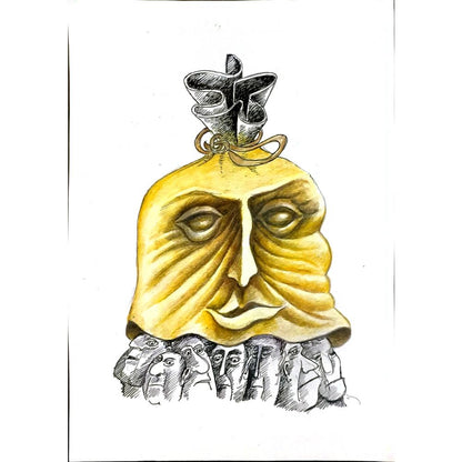 Tabakov Jivko 29x21cm Orijinal Karikatür BOD05887
