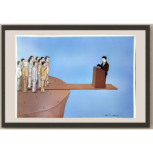Peiman Rezaei 43x30cm Orijinal Karikatür BOD05891