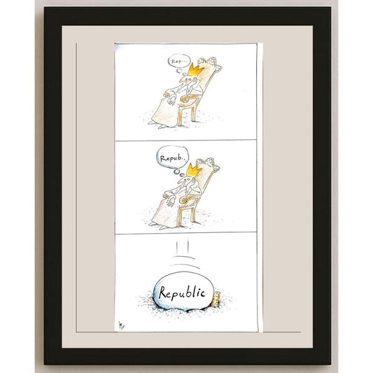 Hamid Mosayebi 45x23cm Orijinal Karikatür BOD05897