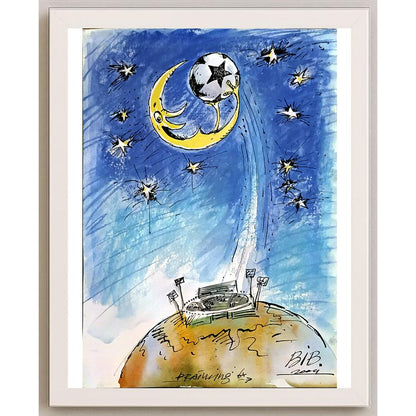 Viacheslav Bibishev 43x30cm Orijinal Karikatür BOD05900