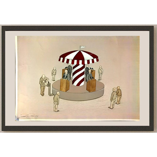 Peiman Rezaei 43x30cm Orijinal Karikatür BOD05910