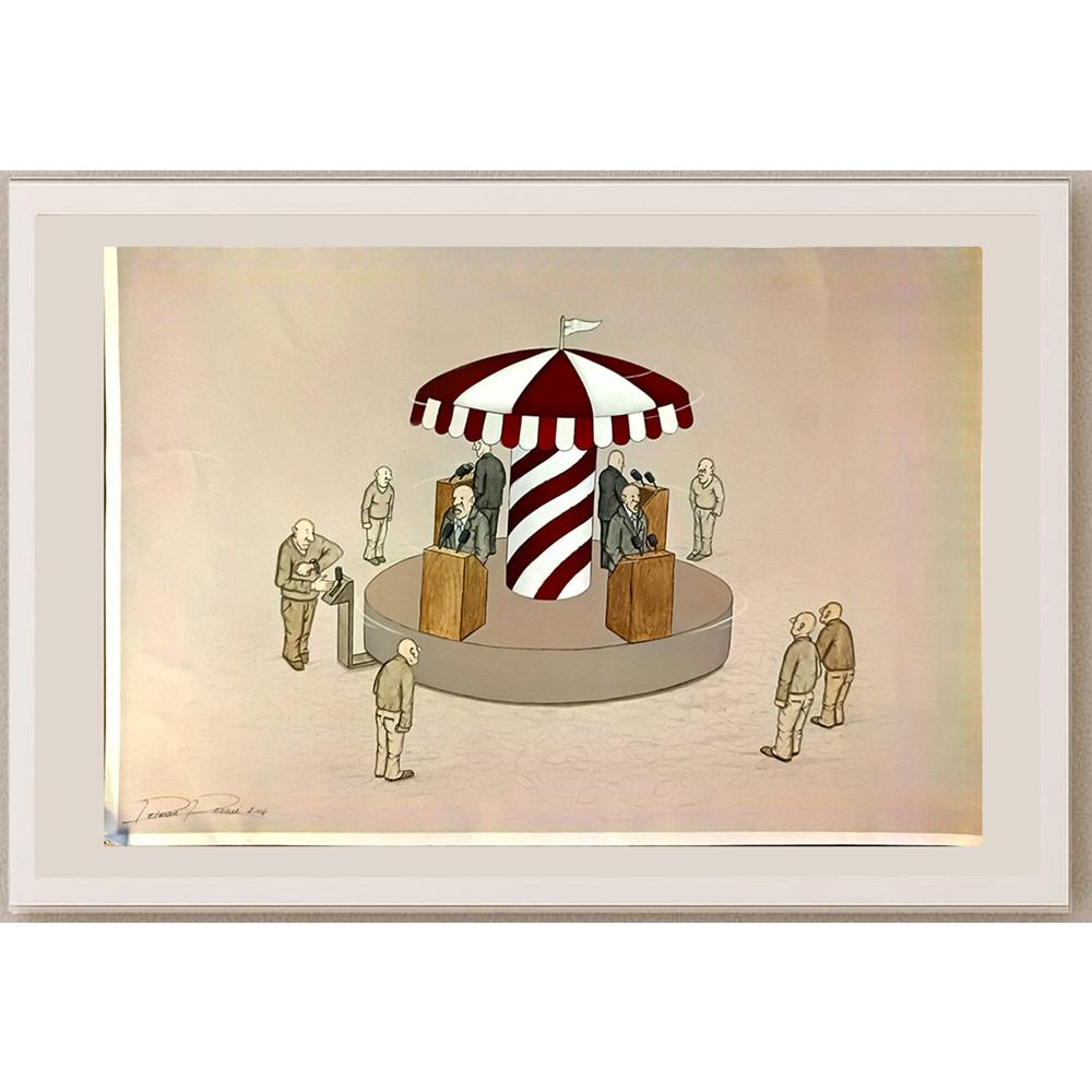 Peiman Rezaei 43x30cm Orijinal Karikatür BOD05910