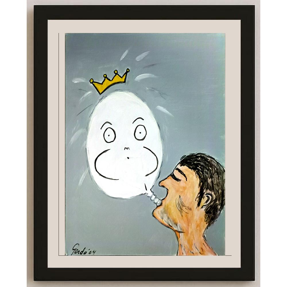 Gerda De Jong 29x21cm Orijinal Karikatür BOD05915