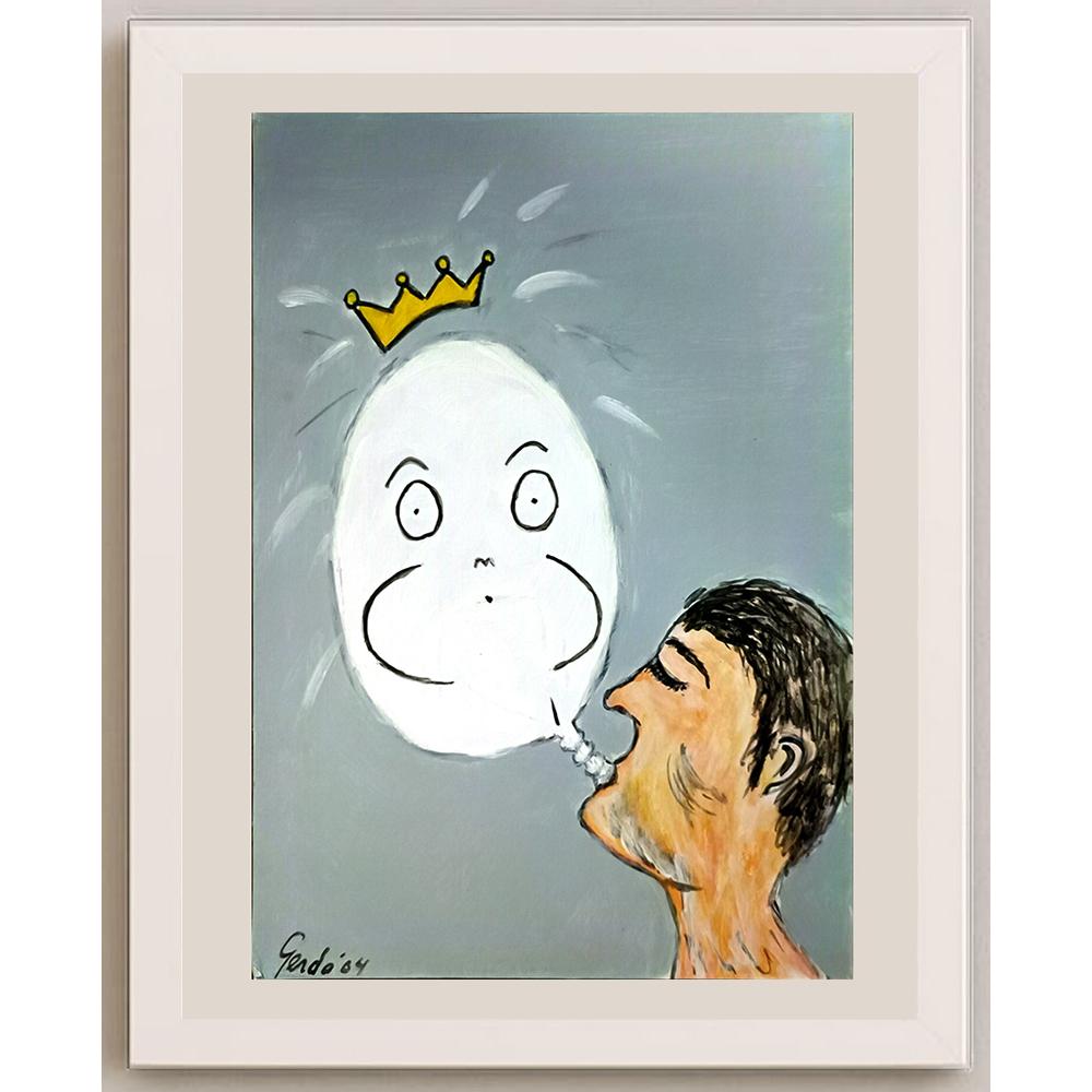 Gerda De Jong 29x21cm Orijinal Karikatür BOD05915