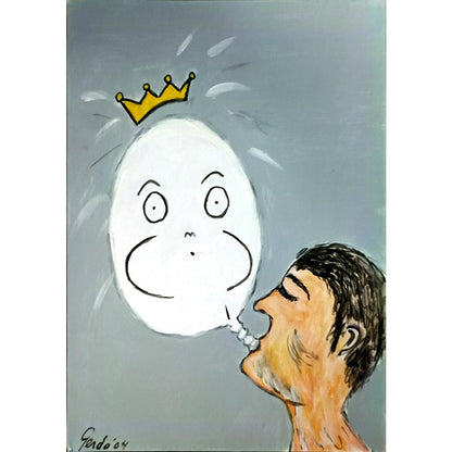 Gerda De Jong 29x21cm Orijinal Karikatür BOD05915