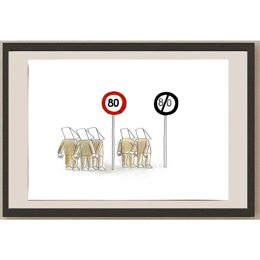 Lubica Konkova 29x21cm Orijinal Karikatür BOD05925