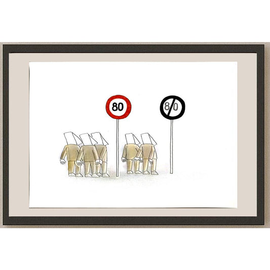 Lubica Konkova 29x21cm Orijinal Karikatür BOD05925