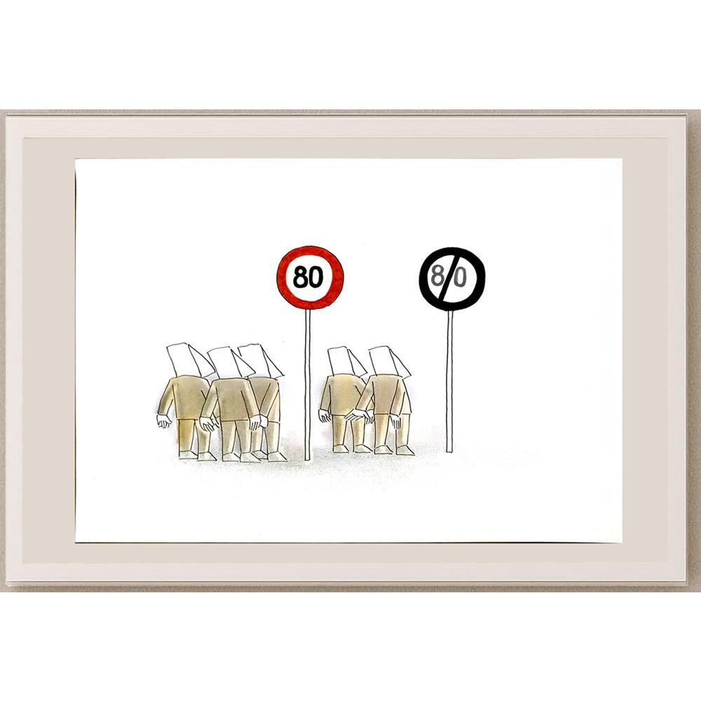 Lubica Konkova 29x21cm Orijinal Karikatür BOD05925