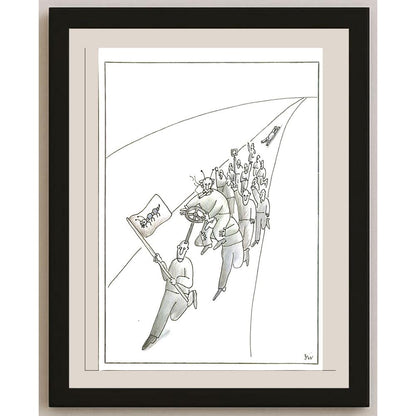 Masoud Ziaei Zardkhashosei 29x21cm Orijinal Karikatür BOD05927