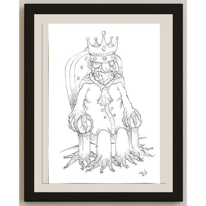 Payam Pourfalah 29x21cm Orijinal Karikatür BOD05932