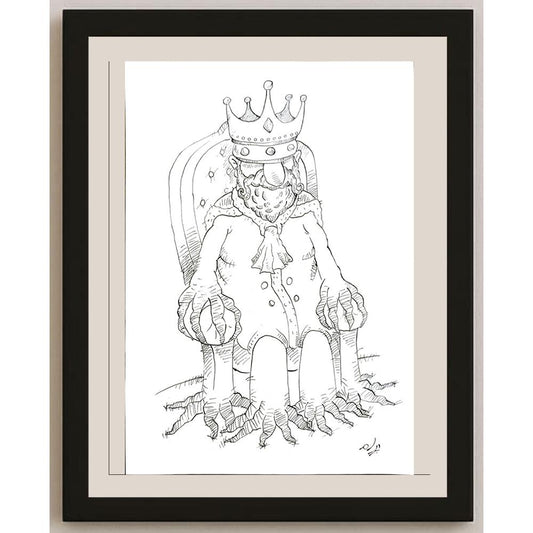 Payam Pourfalah 29x21cm Orijinal Karikatür BOD05932