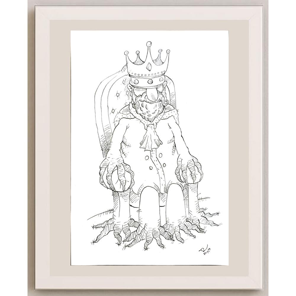 Payam Pourfalah 29x21cm Orijinal Karikatür BOD05932