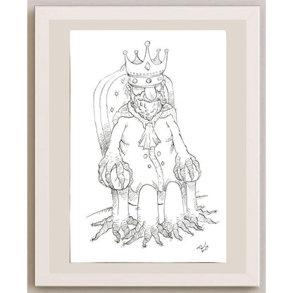 Payam Pourfalah 29x21cm Orijinal Karikatür BOD05932