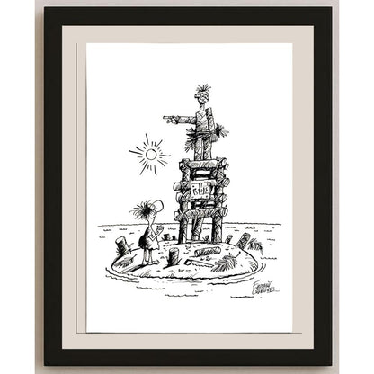 Erveniy Samoylov 29x21cm Orijinal Karikatür BOD05933