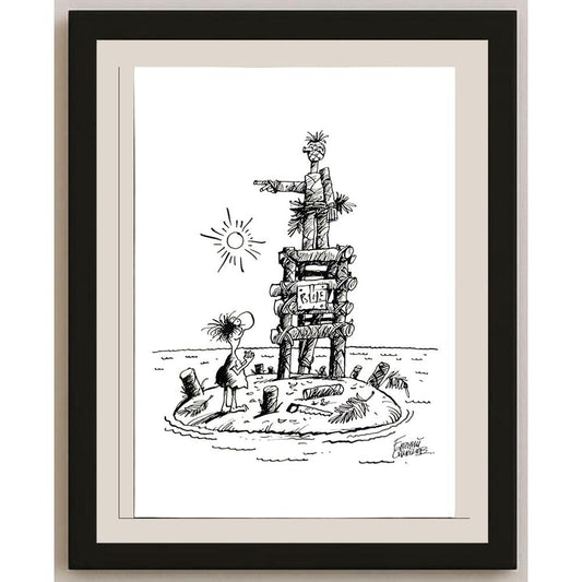 Erveniy Samoylov 29x21cm Orijinal Karikatür BOD05933