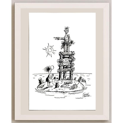 Erveniy Samoylov 29x21cm Orijinal Karikatür BOD05933