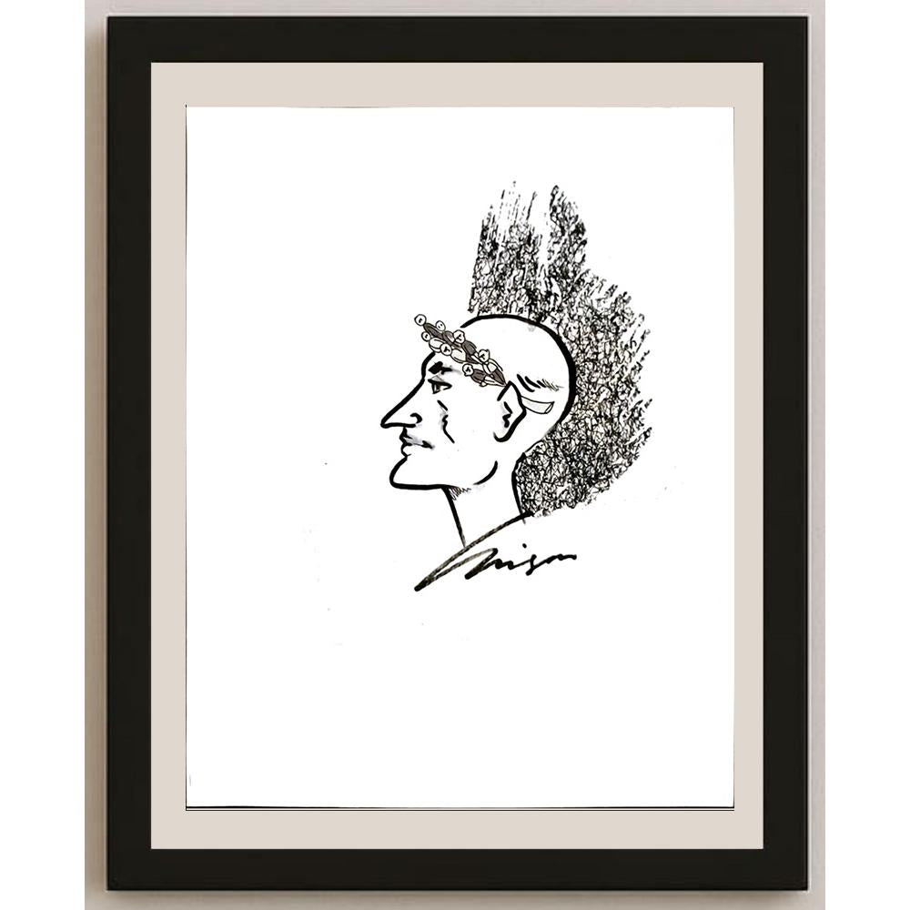 Numair Abbas 29x21cm Orijinal Karikatür BOD05938