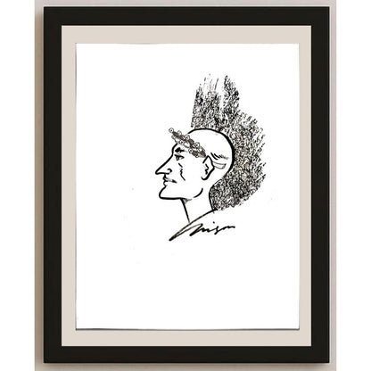 Numair Abbas 29x21cm Orijinal Karikatür BOD05938