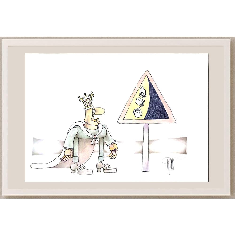 Zeljko Pilipovic 29x21cm Orijinal Karikatür BOD05944