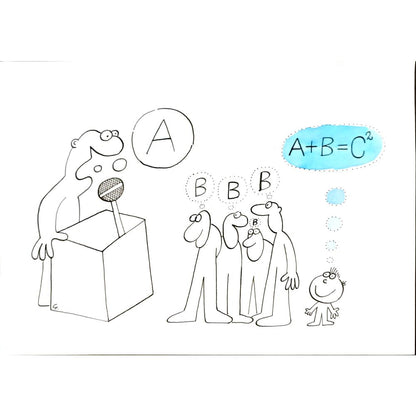 Peter Gabris 29x21cm Orijinal Karikatür BOD05948