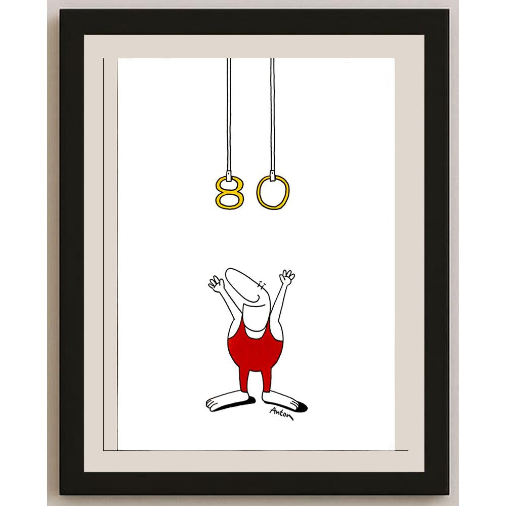 Anton Kotreba 29x21cm Orijinal Karikatür BOD05956