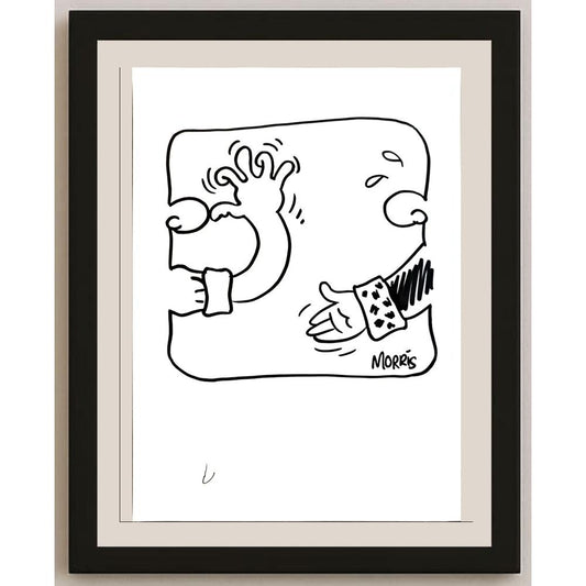 David Morris 29x21cm Orijinal Karikatür BOD05962