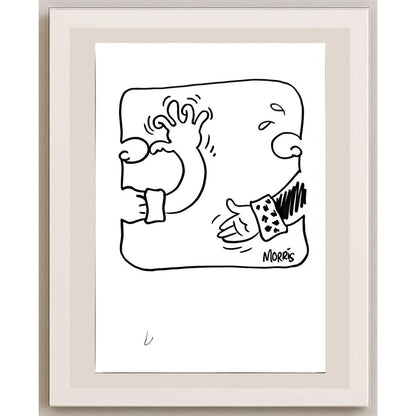 David Morris 29x21cm Orijinal Karikatür BOD05962