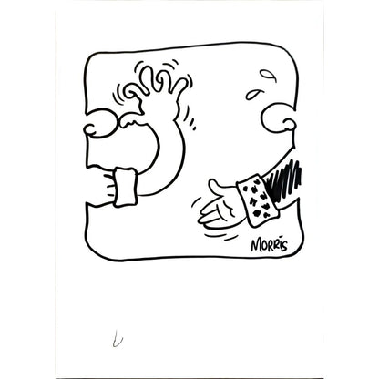 David Morris 29x21cm Orijinal Karikatür BOD05962