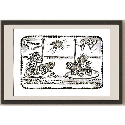 Juozas Juozapavicius 29x21cm Orijinal Karikatür BOD05975