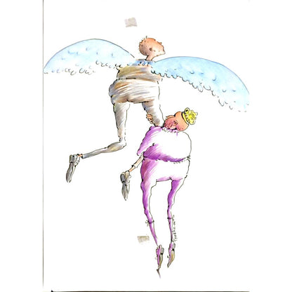 Tsocho Peev 29x21cm Orijinal Karikatür BOD05984