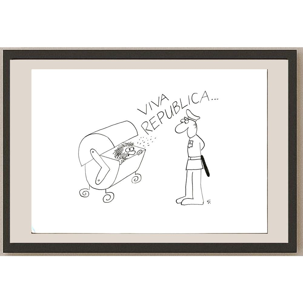Peter Gabris 29x21cm Orijinal Karikatür BOD05985