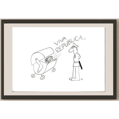 Peter Gabris 29x21cm Orijinal Karikatür BOD05985