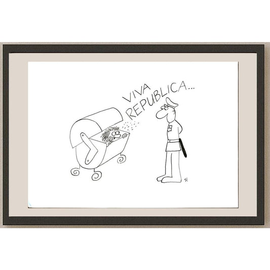 Peter Gabris 29x21cm Orijinal Karikatür BOD05985