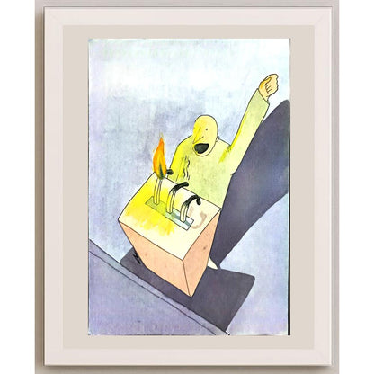 Sohrab Yousefi 29x21cm Orijinal Karikatür BOD05990