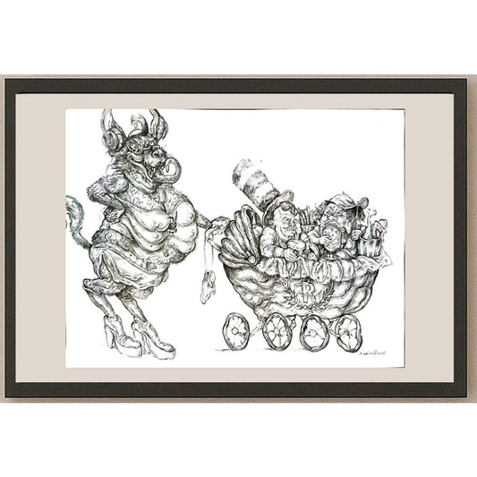 Oscar Camilo De Las Flores 28x22cm Orijinal Karikatür BOD05991