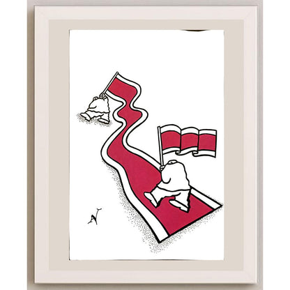 Andrey Sejan 29x21cm Orijinal Karikatür BOD05993