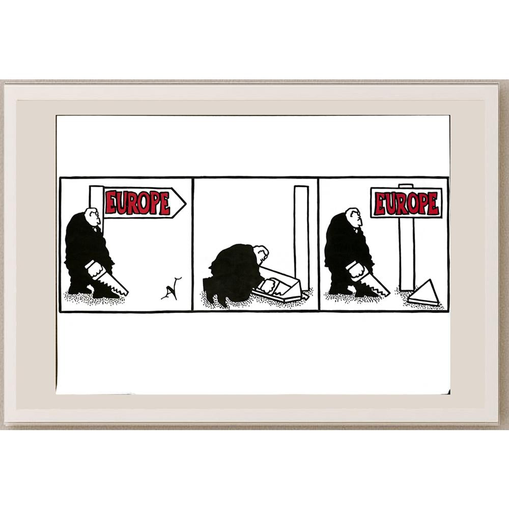 Andrey Sejan 29x21cm Orijinal Karikatür BOD05995