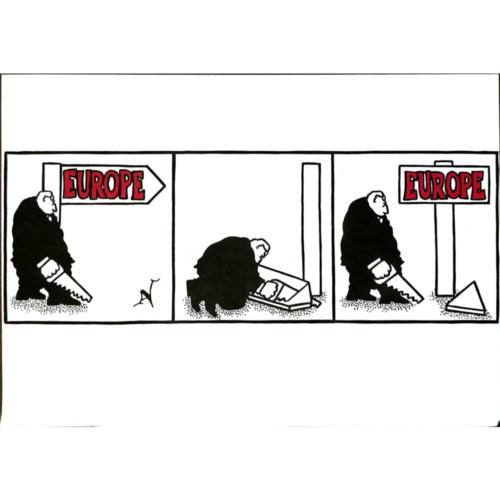 Andrey Sejan 29x21cm Orijinal Karikatür BOD05995
