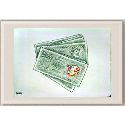 Ramin Rezaie 29x21cm Orijinal Karikatür BOD05999