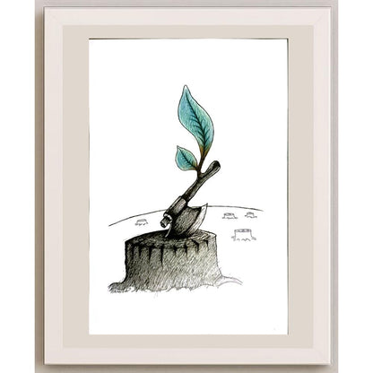 Ramin Rezaie 29x21cm Orijinal Karikatür BOD06000